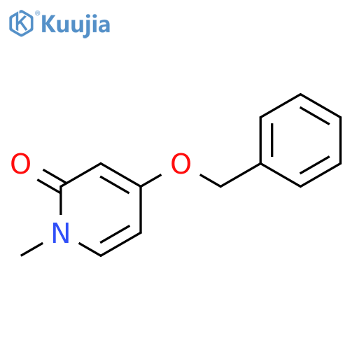 4-(Benzyloxy)-1-methyl-2-pyridone structure