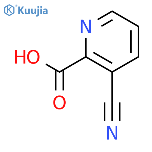 3-Cyanopyridine-2-carboxylic acid structure