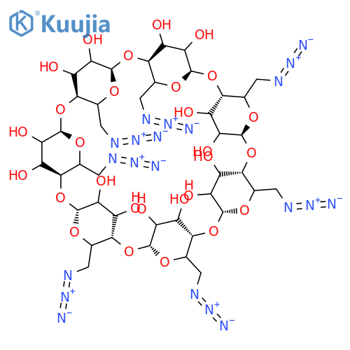 Heptakis-(6-azido-6-deoxy)-β-cyclodextrin structure