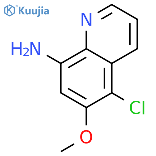 5-Chloro-6-methoxyquinolin-8-amine structure