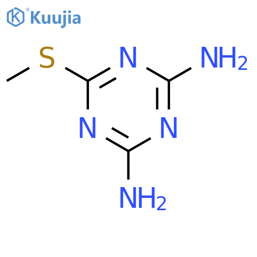 1,3,5-Triazine-2,4-diamine,6-(methylthio)- structure