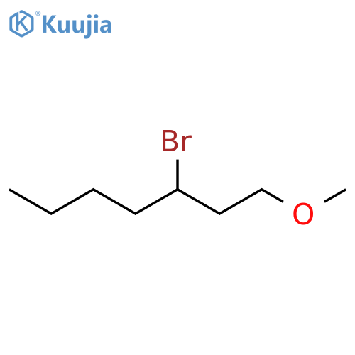 HEPTANE, 3-BROMO-1-METHOXY- structure