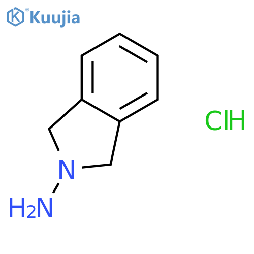 2,3-dihydro-1H-isoindol-2-amine hydrochloride structure
