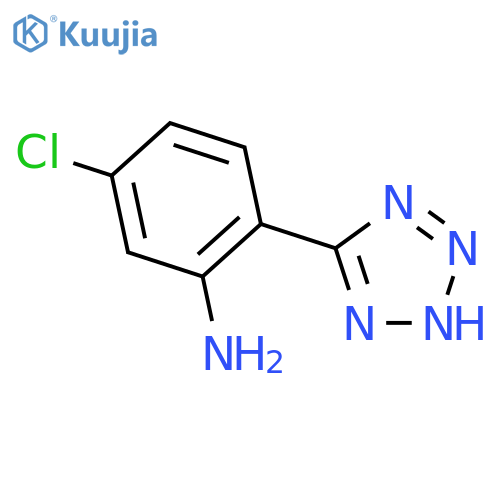 5-Chloro-2-(1H-tetrazol-5-yl)aniline structure