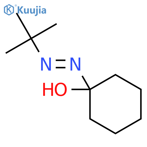 Cyclohexanol,1-[2-(1,1-dimethylethyl)diazenyl]- structure