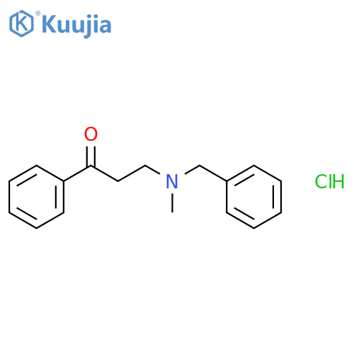 3-Methyl(phenylmethyl)amino-1-phenyl-1-propanone Hydrochloride structure
