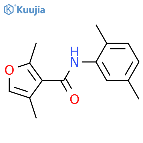 N-(2,5-dimethylphenyl)-2,4-dimethylfuran-3-carboxamide structure