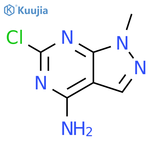 6-chloro-1-methyl-1H-pyrazolo[3,4-d]pyrimidin-4-amine structure