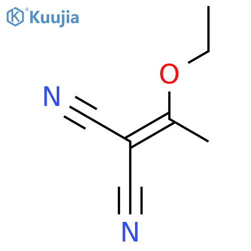 a-Cyano-b-methyl-b-ethoxyacrylonitrile structure
