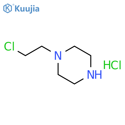 1-(2-Chloroethyl)piperazine hydrochloride structure