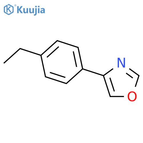4-(4-Ethylphenyl)oxazole structure