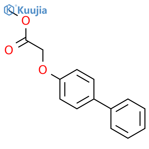 Methyl (biphenyl-4-yloxy)acetate structure