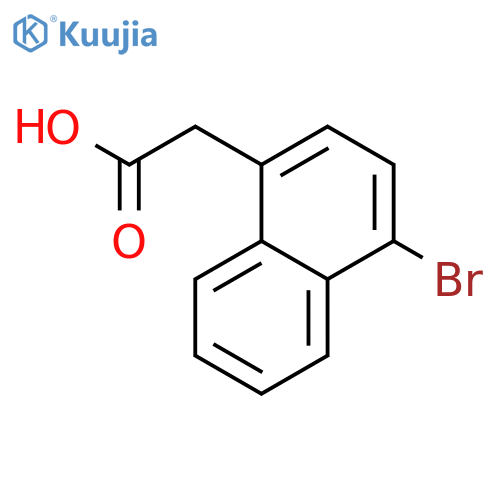2-(4-bromonaphthalen-1-yl)acetic acid structure