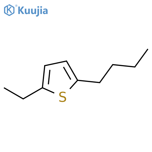 2-n-Butyl-5-ethylthiophene structure