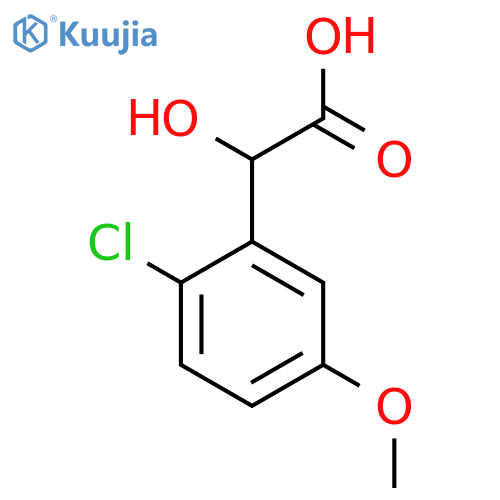 2-Chloro-5-methoxymandelic acid structure