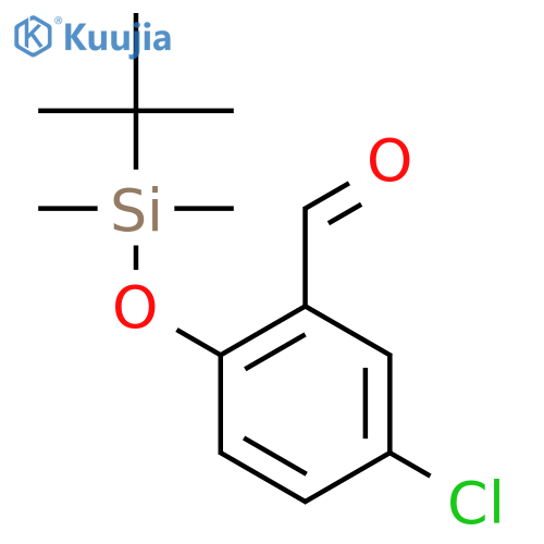 BENZALDEHYDE, 5-CHLORO-2-[[(1,1-DIMETHYLETHYL)DIMETHYLSILYL]OXY]- structure