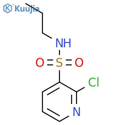 2-chloro-N-propylpyridine-3-sulfonamide structure