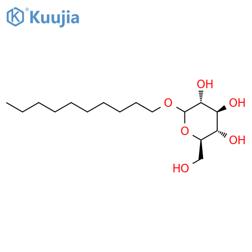 Decyl glucoside structure
