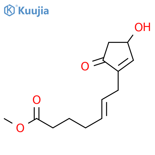 (Z)-Methyl 7-(3-hydroxy-5-oxocyclopent-1-en-1-yl)hept-5-enoate structure