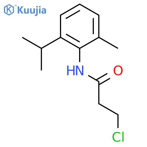 3-Chloro-N-(2-isopropyl-6-methylphenyl)propanamide structure
