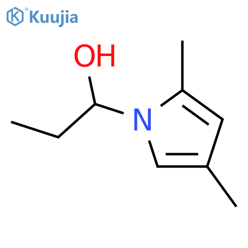 3-(2,5-dimethyl-1H-pyrrol-1-yl)propan-1-ol structure