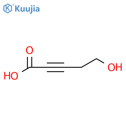 5-hydroxypent-2-ynoic acid structure