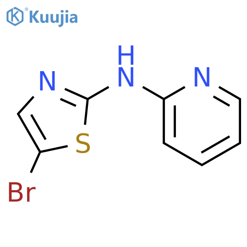 N-(5-Bromo-1,3-thiazol-2-yl)pyridin-2-amine structure