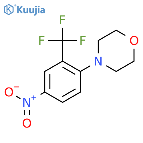 4-4-Nitro-2-(Trifluoromethyl)PhenylMorpholine structure