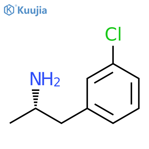(2S)-1-(3-chlorophenyl)propan-2-amine structure