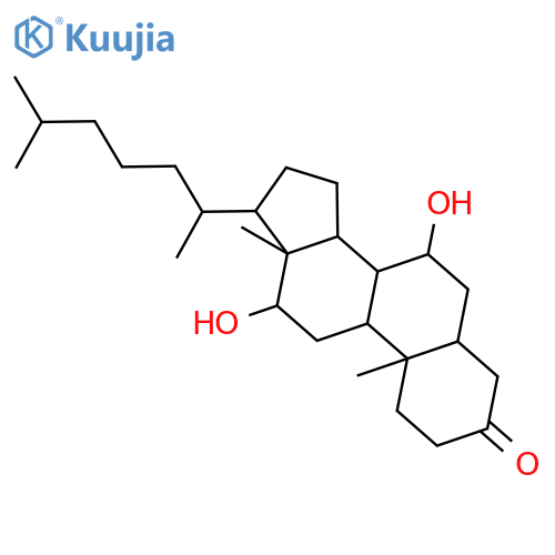 7a,12a-Dihydroxy-5b-cholestan-3-one structure