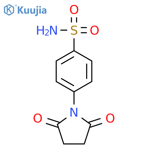 4-(2,5-dioxopyrrolidin-1-yl)benzene-1-sulfonamide structure