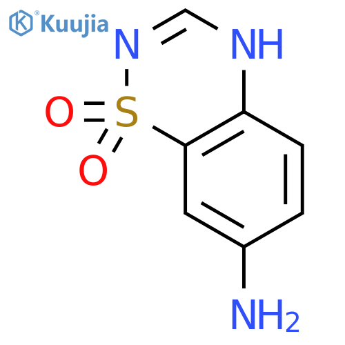 7-Amino-4H-benzo[e][1,2,4]thiadiazine 1,1-dioxide structure