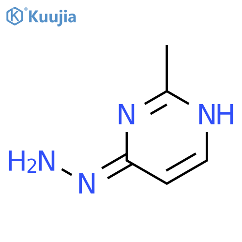4-hydrazinyl-2-methylpyrimidine structure