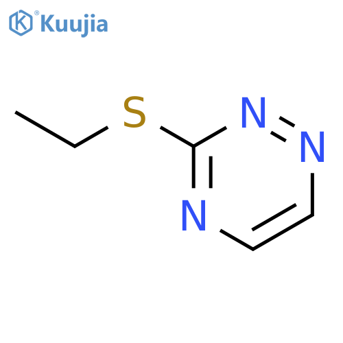 1,2,4-Triazine, 3-(ethylthio)- structure