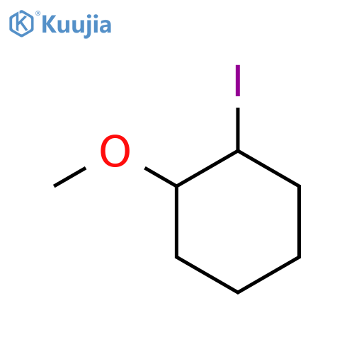 Cyclohexane, 1-iodo-2-methoxy-, trans- structure