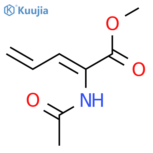 2,4-Pentadienoicacid,2-(acetylamino)-,methylester,(2Z)-(9CI) structure