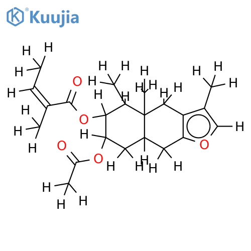 2Ac, 3-angeloyl-(2beta, 3beta)-Furanoeremophilane-2, 3-diol structure