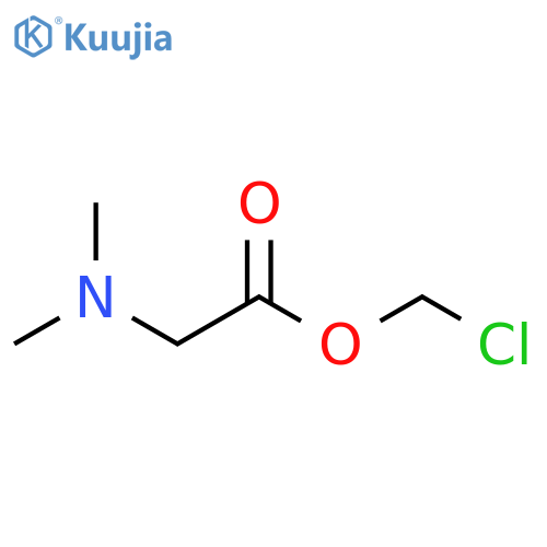 Glycine, N,N-dimethyl-, chloromethyl ester structure