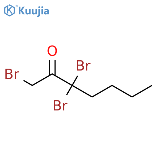 2-Heptanone, 1,3,3-tribromo- structure