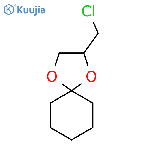 2-(Chloromethyl)-1,4-dioxaspiro[4.5]decane structure