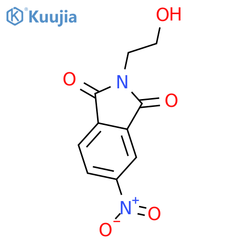 1H-Isoindole-1,3(2H)-dione, 2-(2-hydroxyethyl)-5-nitro- structure