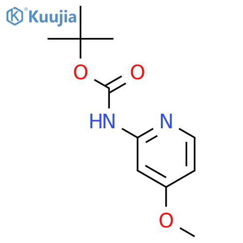 (4-Methoxy-pyridin-2-yl)-carbamic Acid tert-butyl ester structure