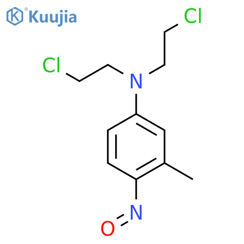 Benzenamine,N,N-bis(2-chloroethyl)-3-methyl-4-nitroso- structure