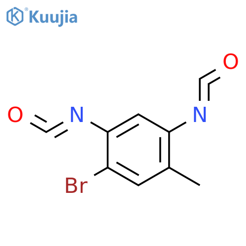 4-Bromo-6-methyl-1,3-phenylene diisocyanate structure