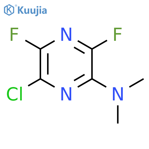 6-Chloro-3,5-difluoro-N,N-dimethylpyrazin-2-amine structure