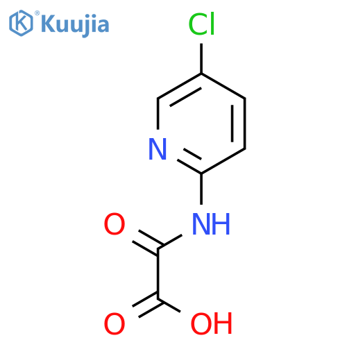 [(5-chloropyridin-2-yl)carbamoyl]formic acid structure