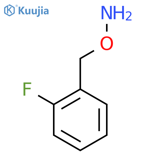 O-(2-fluorophenyl)methylhydroxylamine structure