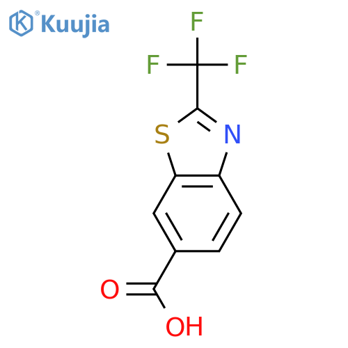 2-(Trifluoromethyl)-1,3-benzothiazole-6-carboxylic acid structure