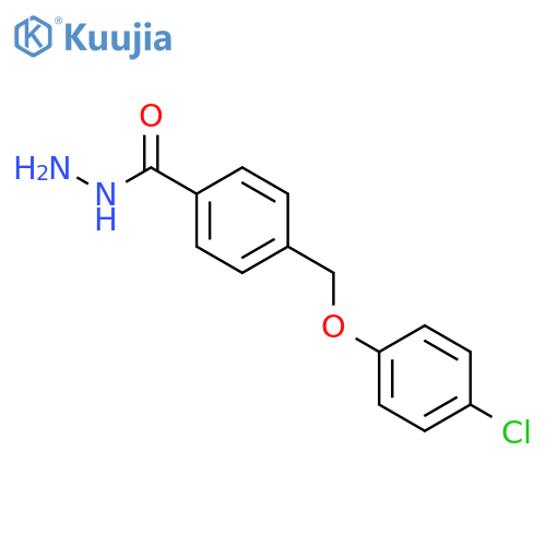 4-(4-chlorophenoxy)methylbenzohydrazide structure