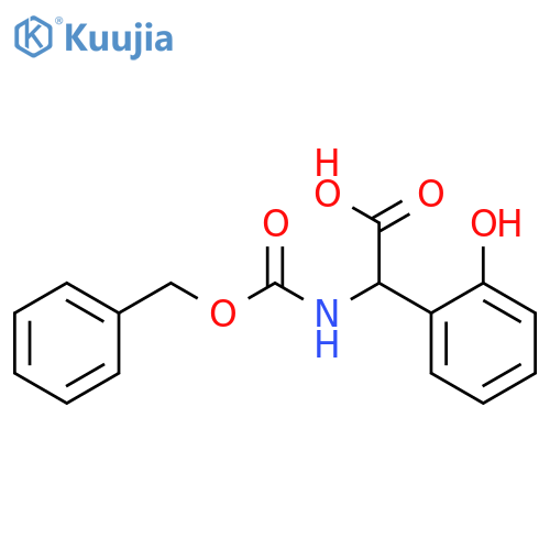 Benzeneacetic acid, 2-hydroxy-a-[[(phenylmethoxy)carbonyl]amino]- structure